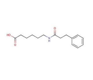 N-Dihydrocinnamoylaminocaproic Acid (CAS 178622-38-3) - chemical structure image