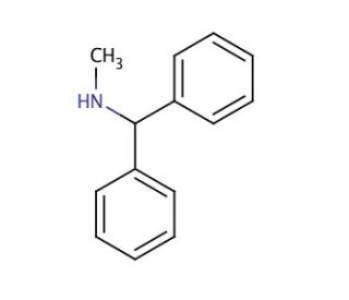N-(Diphenylmethyl)methylamine (CAS 14683-47-7) - chemical structure image