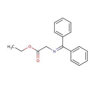 N-(Diphenylmethylene)glycine ethyl ester (CAS 69555-14-2) - chemical structure image