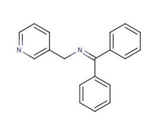 N-(Diphenylmethylene)-N-[(5-methylpyridin-3-yl)methyl]amine (CAS 175441-83-5) - chemical structure image