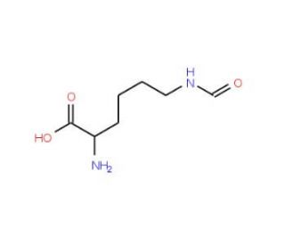 N-&epsilon;-formyl-l-lysine (CAS 1190-48-3) - chemical structure image