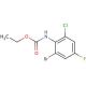 N-Ethoxycarbonyl-2-bromo-4-fluoro-6-chloro-aniline - chemical structure image