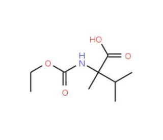 N-Ethoxycarbonyl &alpha;-Methyl-L-valine (CAS 952577-51-4) - chemical structure image