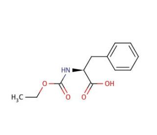 N-Ethoxycarbonyl-L-phenylalanine (CAS 19887-32-2) - chemical structure image