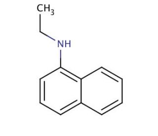 N-Ethyl-1-naphthylamine (CAS 118-44-5) - chemical structure image