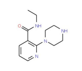 N-Ethyl-2-(1-piperazinyl)nicotinamide - chemical structure image