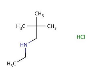 N-Ethyl-2,2-dimethyl-1-propanamine hydrochloride - chemical structure image