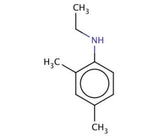 N-ethyl-2,4-dimethylaniline - chemical structure image