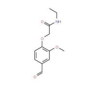 N-ethyl-2-(4-formyl-2-methoxyphenoxy)acetamide - chemical structure image