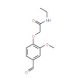 N-ethyl-2-(4-formyl-2-methoxyphenoxy)acetamide - chemical structure image