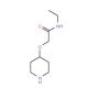N-Ethyl-2-(4-piperidinyloxy)acetamide (CAS 521074-81-7) - chemical structure image