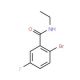 N-Ethyl 2-bromo-5-fluorobenzamide (CAS 951884-09-6) - chemical structure image