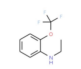 N-Ethyl-2-(trifluoromethoxy)aniline (CAS 175278-25-8) - chemical structure image