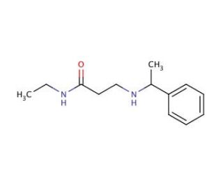 N-Ethyl-3-[(1-phenylethyl)amino]propanamide - chemical structure image