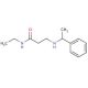 N-Ethyl-3-[(1-phenylethyl)amino]propanamide - chemical structure image