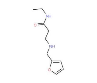 N-Ethyl-3-[(2-furylmethyl)amino]propanamide - chemical structure image