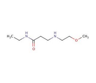 N-Ethyl-3-[(2-methoxyethyl)amino]propanamide - chemical structure image