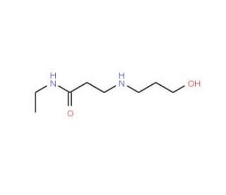 N-Ethyl-3-[(3-hydroxypropyl)amino]propanamide - chemical structure image