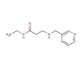 N-Ethyl-3-[(3-pyridinylmethyl)amino]propanamide - chemical structure image