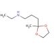N-Ethyl-(3-(2-methyl-[1,3]dioxolan-2-yl)propyl)-amine (CAS 65960-33-0) - chemical structure image