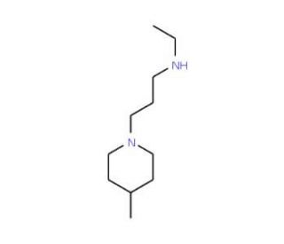 N-Ethyl-3-(4-methyl-1-piperidinyl)-1-propanamine - chemical structure image