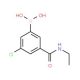 N-Ethyl 3-borono-5-chlorobenzamide (CAS 957120-49-9) - chemical structure image