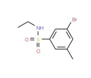N-Ethyl 3-bromo-5-methylbenzenesulfonamide (CAS 951885-52-2) - chemical structure image