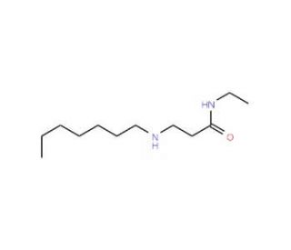 N-Ethyl-3-(heptylamino)propanamide - chemical structure image