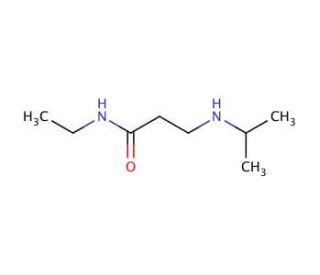 N-Ethyl-3-(isopropylamino)propanamide - chemical structure image