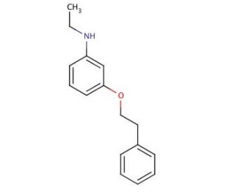 N-Ethyl-3-(phenethyloxy)aniline - chemical structure image