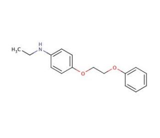 N-Ethyl-4-(2-phenoxyethoxy)aniline - chemical structure image