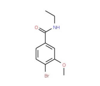 N-Ethyl 4-bromo-3-methoxybenzamide (CAS 1072944-41-2) - chemical structure image
