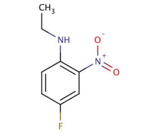 N-Ethyl-4-fluoro-2-nitroaniline (CAS 774-22-1) - chemical structure image