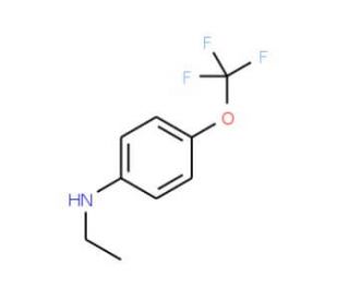 N-Ethyl-4-(trifluoromethoxy)aniline (CAS 175278-20-3) - chemical structure image