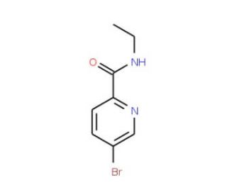 N-Ethyl 5-bromopicolinamide (CAS 845305-88-6) - chemical structure image