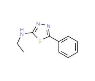 N-Ethyl-5-phenyl-1,3,4-thiadiazol-2-amine - chemical structure image