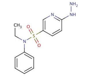 N-ethyl-6-hydrazino-N-phenylpyridine-3-sulfonamide - chemical structure image