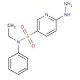 N-ethyl-6-hydrazino-N-phenylpyridine-3-sulfonamide - chemical structure image
