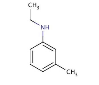 N-Ethyl-m-toluidine (CAS 102-27-2) - chemical structure image