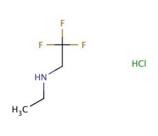 N-ethyl-N-(2,2,2-trifluoroethyl)amine hydrochloride - chemical structure image