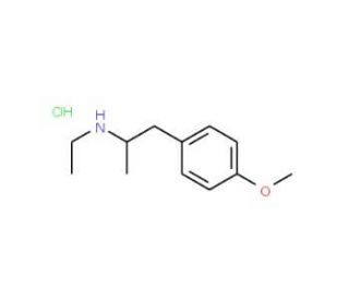 N-Ethyl-N-[2-(4-methoxyphenyl)-1-methylethyl]amine hydrochloride (CAS 93963-24-7) - chemical structure image
