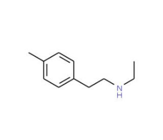 N-Ethyl-N-[2-(4-methylphenyl)ethyl]amine (CAS 39099-13-3) - chemical structure image