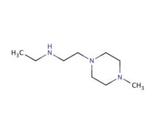 N-Ethyl-N-[2-(4-methylpiperazin-1-yl)ethyl]amine (CAS 40172-12-1) - chemical structure image