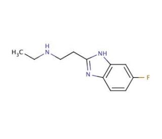 N-Ethyl-N-[2-(5-fluoro-1H-benzimidazol-2-yl)ethyl]amine - chemical structure image