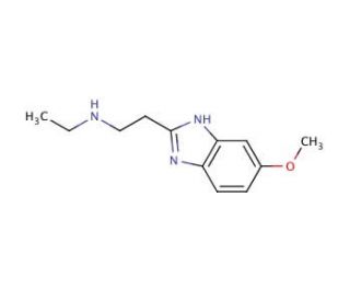 N-Ethyl-N-[2-(5-methoxy-1H-benzimidazol-2-yl)-ethyl]amine - chemical structure image