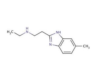 N-Ethyl-N-[2-(5-methyl-1H-benzimidazol-2-yl)ethyl]amine - chemical structure image