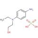 N-Ethyl-N-(2-hydroxyethyl)-p-phenylenediamine sulfate salt (CAS 4327-84-8) - chemical structure image
