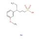 N-Ethyl-N-(3-sulfopropyl)-m-anisidine sodium salt (CAS 82611-88-9) - chemical structure image