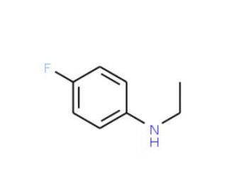N-ethyl-N-(4-fluorophenyl)amine (CAS 405-67-4) - chemical structure image