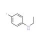 N-ethyl-N-(4-fluorophenyl)amine (CAS 405-67-4) - chemical structure image